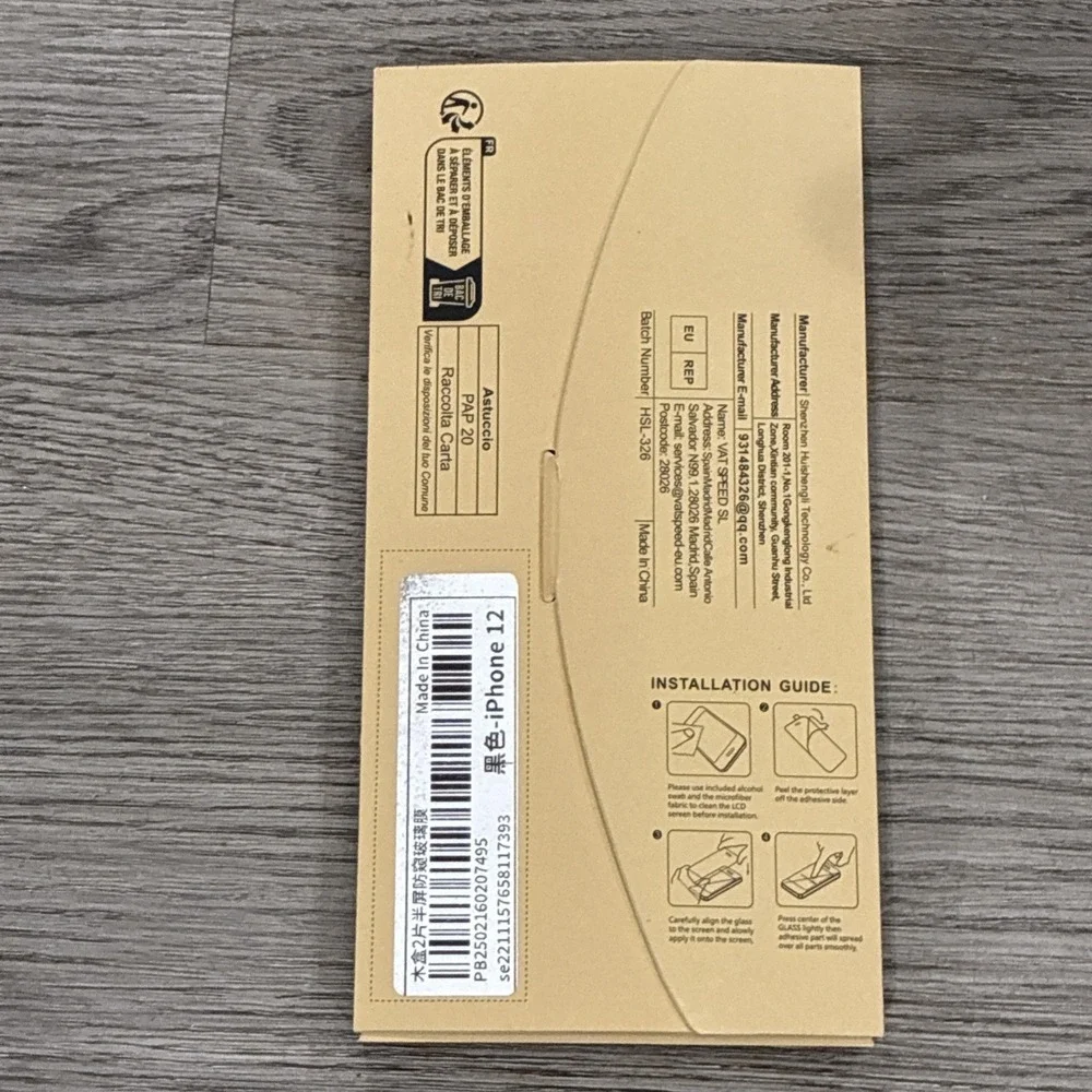 Glass screen pro Premium tempered iPhone 12 screen protector NEW